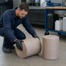 Premium Triple 3-Ply Polypropylene Absorbent Rolls, 50 cm x 90 m, 295 L Capacity (Pack of 2)