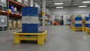 Premium Single Drum Spill Pallet for 205 Litre Drum - Durable and UV Stabilized with Forklift Pockets | COSHH | UK