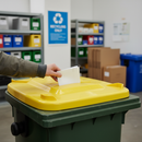 Premium Paper Slot Lid for Wheelie Bin - Ideal for Recycling Newspapers and Cardboard with Easy Access Aperture | COSHH | UK