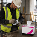 High Absorbency Low Lint Industrial Wipes for Construction Sites (Pack of 150)