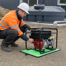 Plant Mat for Oil and Fuel Absorption Under Equipment