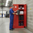 Pesticides & Agrochemical Cabinet 72kg 915mm x 457mm x 1829mm for Chemical Storage