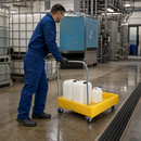 Small Container Trolley for Safe Liquid Transport