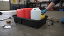 Premium 20 Litre Polyethylene Spill Tray for Containing Drips and Leaks - Durable and Lightweight Design | COSHH | UK