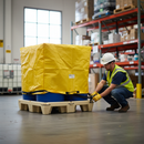 Premium Tarp Cover for 2 Drum Spill Pallet - Weather-Resistant, Chemically Resistant Fabric with Long Life-Span | COSHH | UK