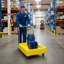 Poly Trolley 100 Litre 1000 x 700 x 300mm for Carrying 25 Litre Cans