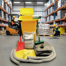 Premium Polymer Spill Kit for Efficient Cleanup of Viscous Liquids with Granular and Pad Absorbent System | BS 7959 | UK