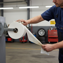 Premium Non-Woven Tuf Wipe Rolls 23cm x 1.2m - Pack of 2, Low-Linting with Superior Strength for Industrial Use | BS 7959 | UK