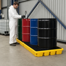 4 Drum Work Floor for Safe Storage of Oils and Chemicals