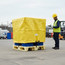 Premium Tarp Cover for 2 Drum Spill Pallet - Weather-Resistant, Chemically Resistant Fabric with Long Life-Span | COSHH | UK