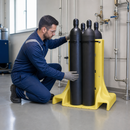 Gas Cylinder Stand for Secure Storage of 4 Cylinders