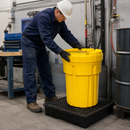 30 Gallon Poly-Overpack Salvage Drum for Safe Containment and Transport