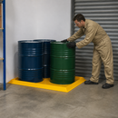 Flexible 8 Drum SpillPal for Safe Indoor Storage