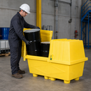 Polyethylene Drum Spill Pallet for Safe Chemical Storage