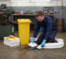 Premium 125 Litre Wheelie Bin Oil Spill Kit for Efficient Oil Absorption and Easy Mobility | BS 7959 | UK