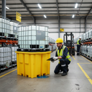 IBC Spill Pallet 1150 Litre 1330 x 1230 x 1090mm for Chemical Storage