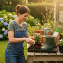 Premium 9 Litre Garden Tray - Lightweight Polypropylene with Ridged Base for Tools and Boot Storage | COSHH | UK