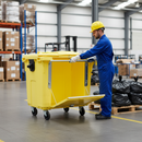 Premium 770 Litre Clinical Waste Bin with Drop Front for Safe Disposal in Healthcare Settings | UK | COSHH | UK