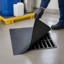 Polypropylene Magnetic Sealant Mat 600 x 600mm, Weather & Chemical Resistant, for Drain Protection
