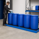 Polyethylene Spill Decking with Removable Grid, 3000 x 790 x 150 mm, 280 L Containment, for Safe Storage of Hazardous Materials (Classic-Line)