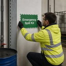 Emergency Spill Kit Station Sign for Safety Compliance