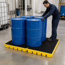 4 Drum Work Floor for Safe Storage of Oils and Chemicals