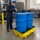 Low Profile 2 Drum Spill Pallet for Safe Liquid Storage