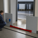 Electropneumatic Aluminium Barrier for Hazardous Substance Protection, Up to 7m Wide, Fully Automatic, for Flood Water Ingress Control