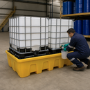 Double IBC Spill Pallet for Safe Chemical Storage