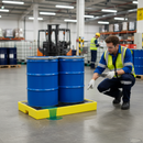 2-Drum Spill Pallet | 205L Sump | Polyethylene | 205L Drums | COSHH UK | UK