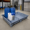 Polyethylene Spill Tray for Racks, 450L Containment, 1780 x 1315 x 315 mm, for Hazardous Chemical Storage (Default Title)
