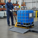 Premium Heavy Duty Workfloor Ramp for Easy Loading Access, Durable Polyethylene Construction with Textured Slip-Resistant Surface | COSHH | UK