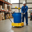 Premium Drum Scooter with Folding Handle for 205 Litre Drum Transportation - Lightweight, Chemical Resistant, and Mobile Design | COSHH | UK
