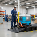 Premium Spill Pallet Ramp Extender for 2 Drum Spill Pallets - Heavy Duty Compatibility and Enhanced Height | COSHH | UK