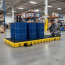 Premium Heavy Duty 4 Drum Work Floor with 224L Sump Capacity for Safe Oil and Chemical Storage | COSHH | UK