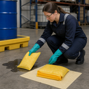 Mini Chemical Spill Kit for Quick Hazardous Spill Cleanup (10 Litre)