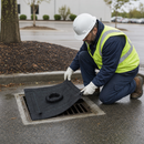 Heavy-Duty Geotextile Drain Inlet Guard for Storm Water Management