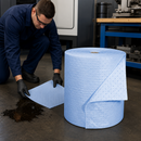 Premium Triple 3-Ply Polypropylene Oil Absorbent Rolls, 50 cm x 90 m, 328 L Capacity (Pack of 2)