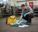 Professional Shoulder Bag Spill Kit with Plant Nappy for Oil Leak Containment and Rapid Absorption | BS 7959 | UK