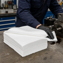 Lightweight Polypropylene Oil Absorbent Cloths, 40 x 50 cm, 3-Ply, 70 Litre Capacity, for Cleaning & Maintenance (Pack of 100)