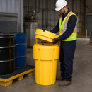 65 Gallon Poly-Overpack Salvage Drum for Secure Containment
