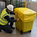 Wheelie Bin Spill Kit Audit Covers for Weatherproofing and Stock Indication