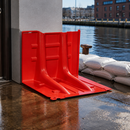 50 cm High Mobile Flood Barrier, ABS Plastic, Lightweight & Durable, for Flood Water Protection