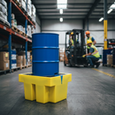 Premium Spill Pallet for 205 Litre Drum - Heavy Duty, UV Stabilized with Removable Grid for Easy Cleaning | COSHH | UK