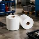 Lightweight Polypropylene Oil Absorbent Fleece Rolls, 38 cm x 45 m, 137 L Capacity (Pack of 2)
