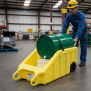 Premium Multi-Functional Poly Dolly for 205L Drum - Easy Dispensing, Transport, and Storage with Heavy Duty Features | Polyethylene | COSHH | UK