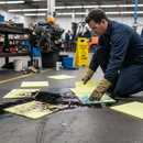 Premium Mediumweight Chemical Absorbent Pads - Versatile Spill Response for Oils, Acids, and Toxic Liquids | BS 7959 | UK