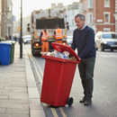 Premium 240 Litre Wheelie Bin with Durable Rubber Wheels for Easy Mobility and Robust Construction | COSHH | UK