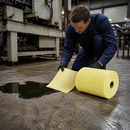 Mediumweight Chemical Absorbent Roll 38cm x 46m for Spill Cleanup (Box or Poly Bag)