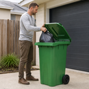 120 Litre Green Wheelie Bin for Efficient Waste Management